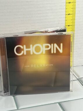 Chopin "For Relaxation" CD — Warm Amber & Black Cover